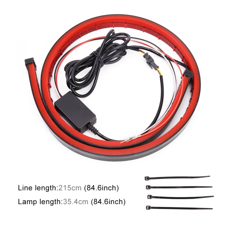 Car 8.5W DC 9-24V High Position Brake Light 144LEDs SMD-2835 Lamps, Cable Length: 90cm, Cable Length: 90cm