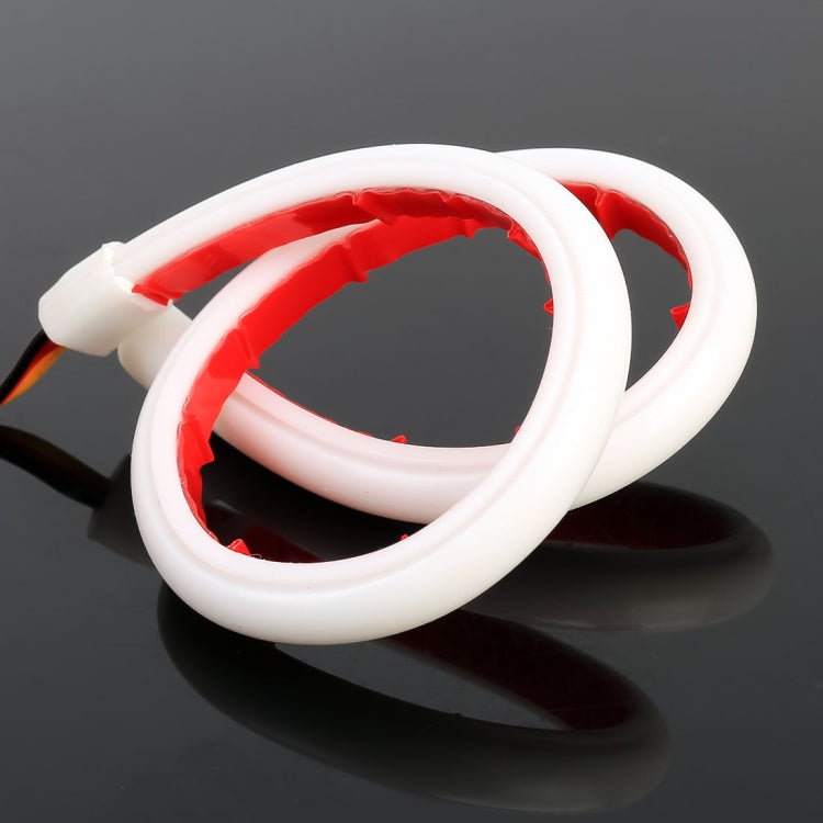 2 PCS 60cm DC12V 5W Ultra-thin Car Auto Double Colors Turn Lights / Running Lights (Turn Lights: Yellow Light; Running Lights: White Light), 60cm DC12V 5W