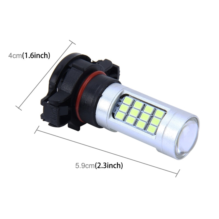 2 PCS H16 10W 900 LM 8000K Car Fog Light with 42 SMD-2835 Lamps, DC 12V(White Light), H16