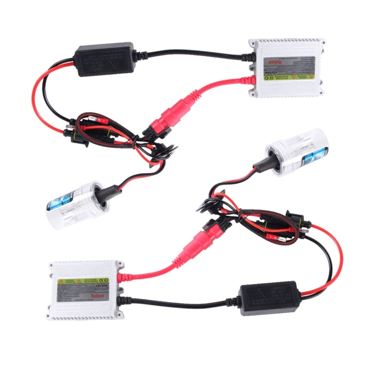 2PCS 35W HB3/9005 2800 LM Slim HID Xenon Light with 2 Alloy HID Ballast, High Intensity Discharge Lamp, Color Temperature: 6000K, 9005