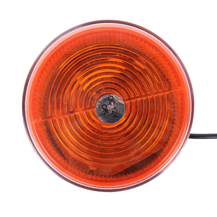 Brilliant Strong Xenon Strong Magnetic Doom Installation Flash Strobe Warning Light, DC 12V, Wire Length: 60cm, Yellow Light