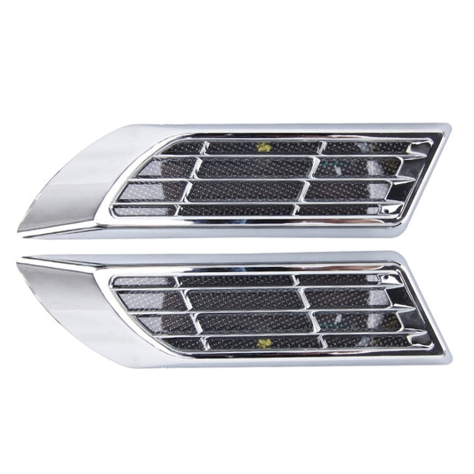 2 PCS Car Body Side Solar Decorative Colorful Strobe Warning Outlet Light