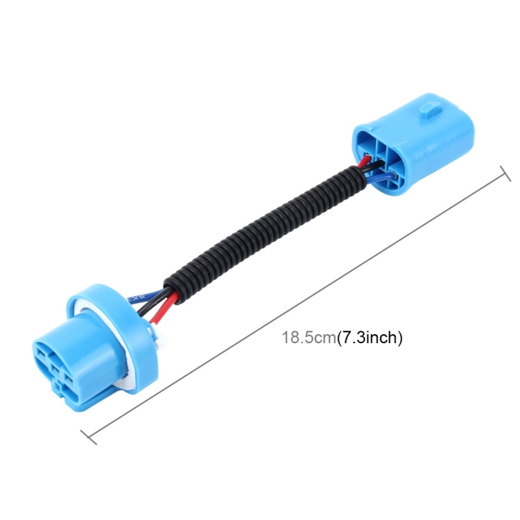 2 PCS 9004/9007 Car HID Xenon Headlight Male to Female Conversion Cable, H13