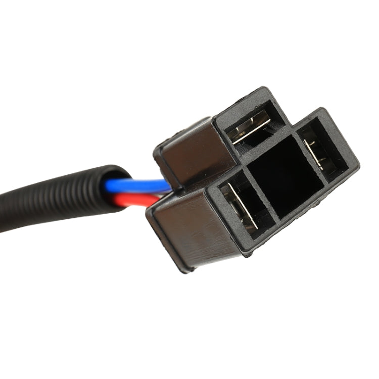 1 Pair H13 Male to H4 Female Bulb Holder Base Male Socket with Wire, H13 Male to H4 Female