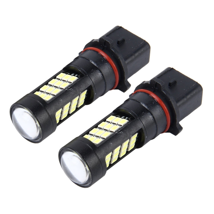 2 PCS P13W 10W 650 LM 6000K Car Fog Lights with 42 SMD-2835 LED Lamps, DC 12V, P13W