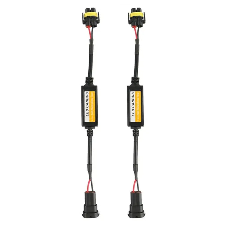 2 PCS H11/H8/H9/H16/5202 Car Auto LED Headlight Canbus Warning Error-free Decoder Adapter for DC 9-16V/20W-40W, H11/H8/H9/H16/5202