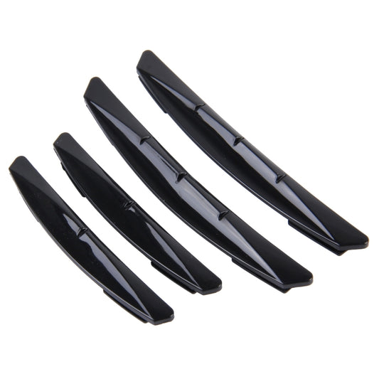 3R 3R-2103 4 PCS Rubber Car Side Door Edge Protection Guards Cover Trims Stickers