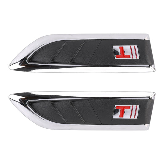 2 PCS Car Side Air Intake Flow Vent Fender Decorative Stickers Cover