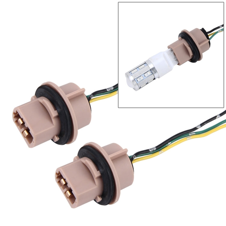 2 PCS Car Auto LED Bulb Socket Holder (No Including Light), 7443, H4, H7, H8/H11