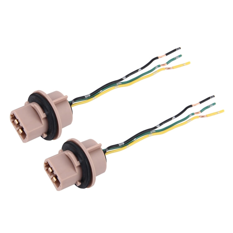 2 PCS Car Auto LED Bulb Socket Holder (No Including Light), 7443, H4, H7, H8/H11