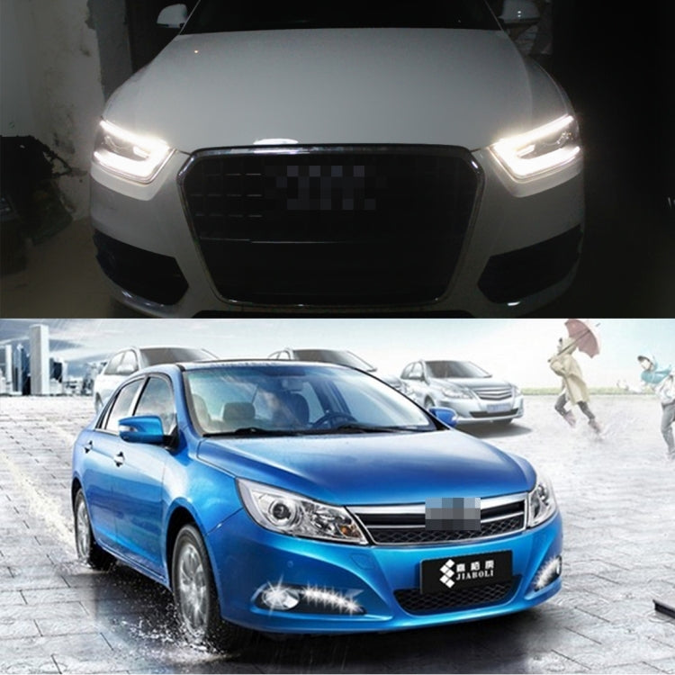 2 PCS 6W 180 LM 6000K DRL Daytime Running Light with 6 SMD-5050 Lamps, DC 12V, 6W