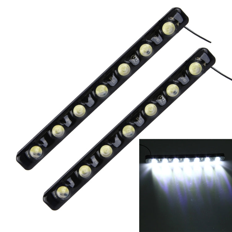 2 PCS 7W 210 LM 6000K DRL Daytime Running Light with 7 SMD-5050 Lamps, DC 12V, 7W