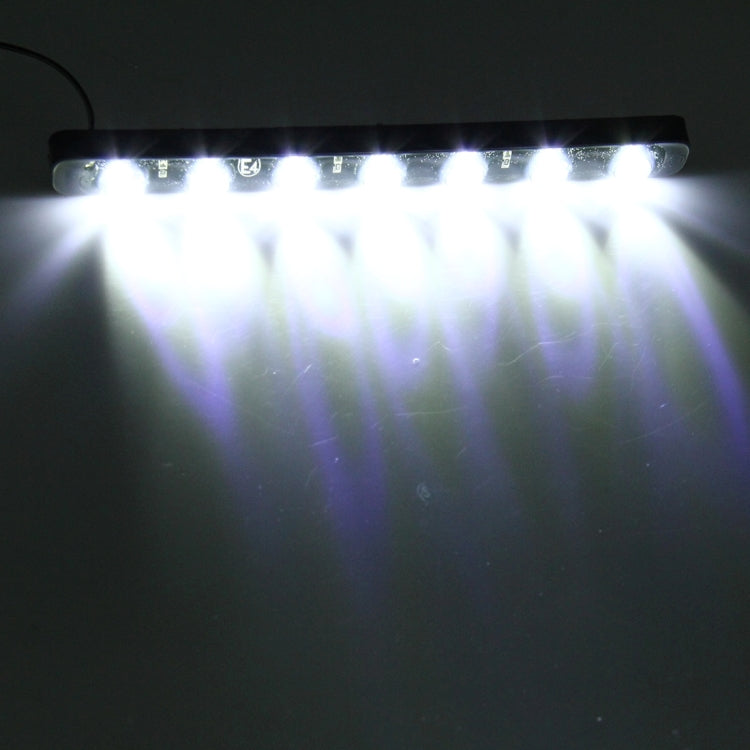 2 PCS 7W 210 LM 6000K DRL Daytime Running Light with 7 SMD-5050 Lamps, DC 12V, 7W