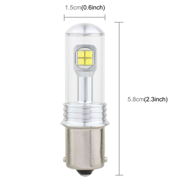 2 PCS  1156/BA15S 40W 800 LM 6000K Car Turn Light Backup Light Brake Light with 8 CREE Lamps, DC 12V, 1156