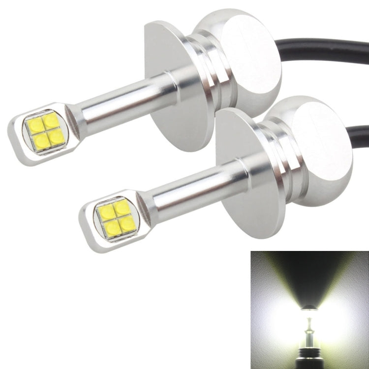 2 PCS  H1 40W 800 LM 6000K 8 CREE LEDs Car Fog Lights, DC 12V, H1