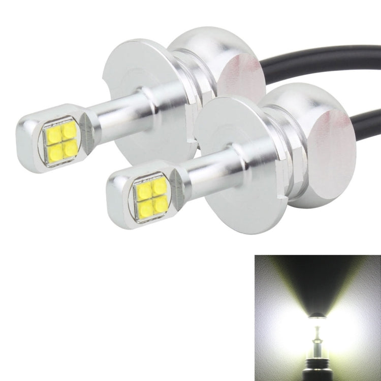 2 PCS  H3 40W 800 LM 6000K 8 CREE LEDs Car Fog Lights, DC 12V, H3