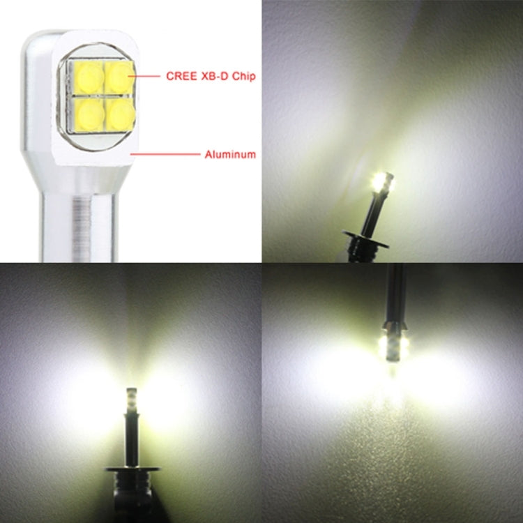 2 PCS  H3 40W 800 LM 6000K 8 CREE LEDs Car Fog Lights, DC 12V, H3