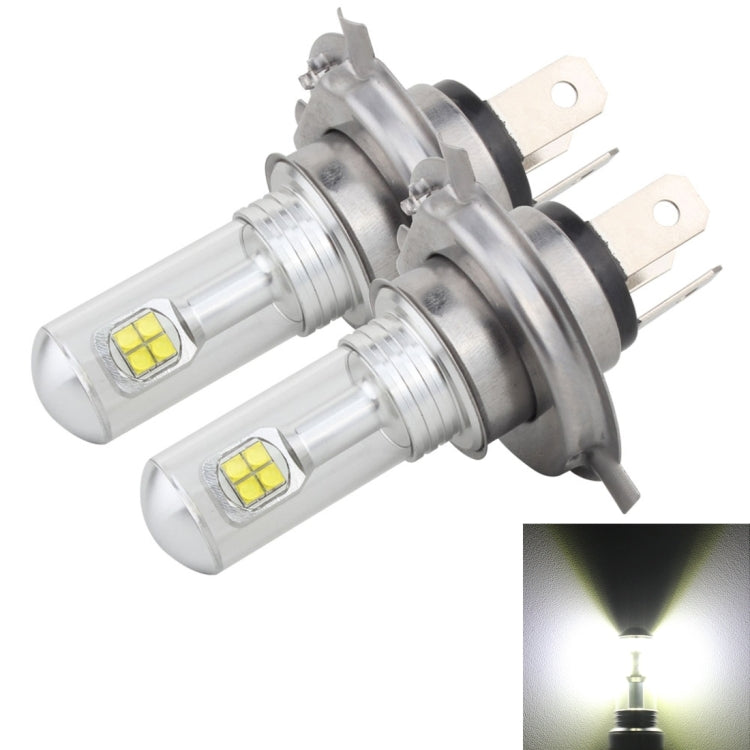 2 PCS  H4 40W 800 LM 6000K 8 CREE LEDs Car Fog Lights, DC 12V, H4