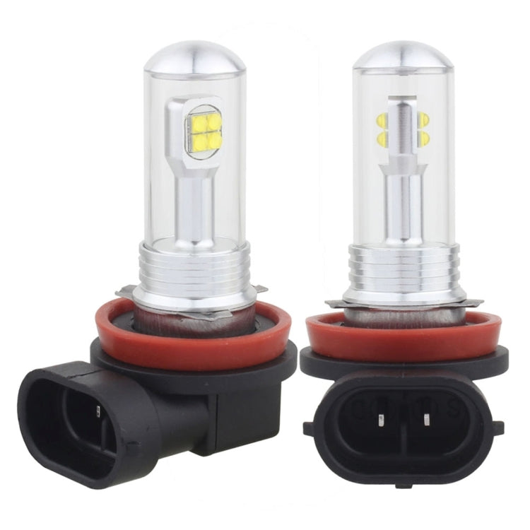 2 PCS  H8/H11 40W 800 LM 6000K 8 CREE LEDs Car Fog Lights, DC 12V, H8/H11