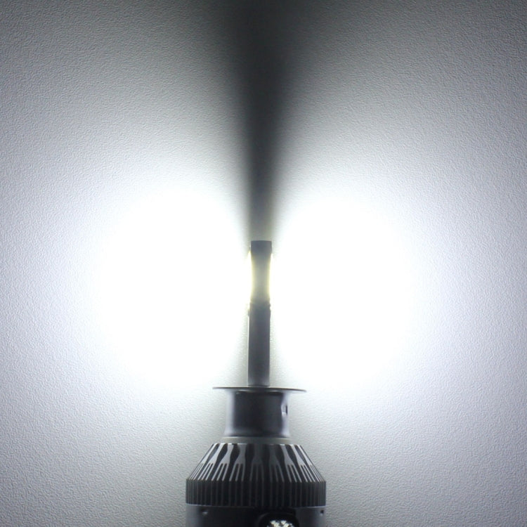2 PCS  H4 18W 1800 LM 6000K IP68 Canbus Constant Current Car LED Headlight with 2 COB Lamps, DC 9-36V, H4