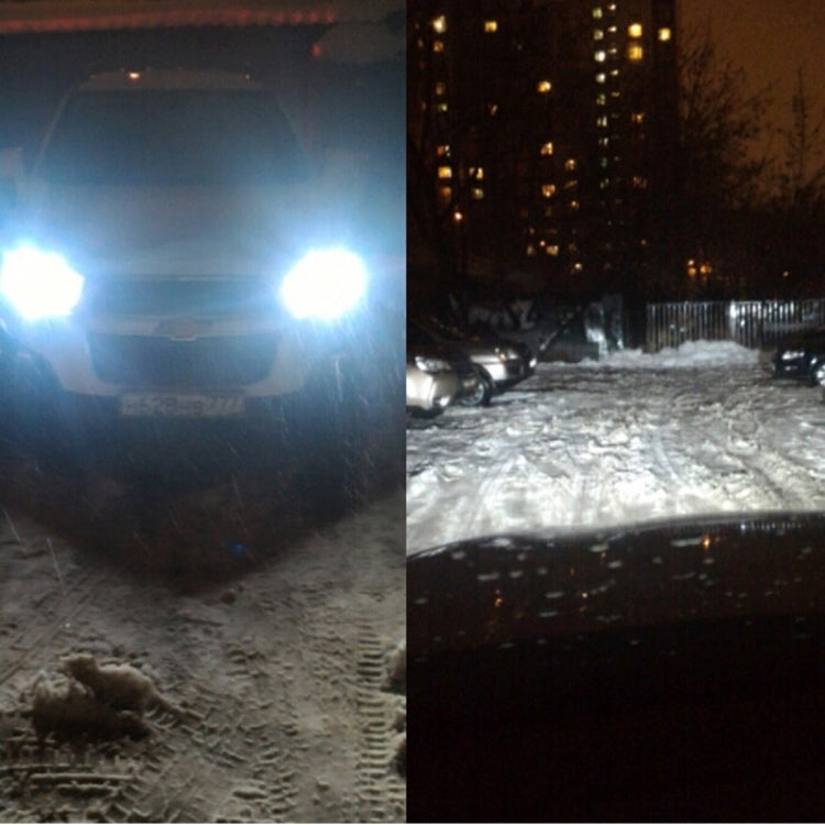2 PCS  H4 18W 1800 LM 6000K IP68 Canbus Constant Current Car LED Headlight with 2 COB Lamps, DC 9-36V, H4