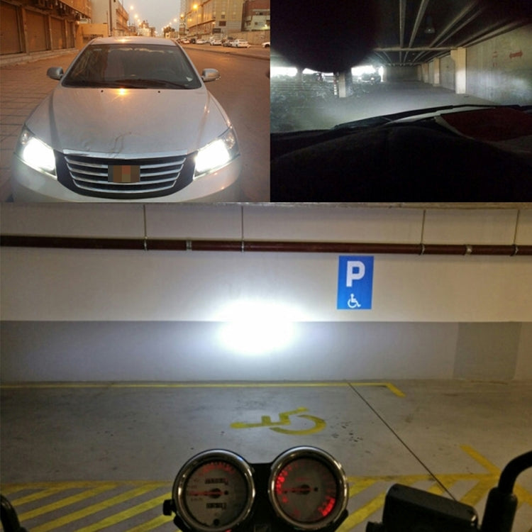 2 PCS  H4 18W 1800 LM 6000K IP68 Canbus Constant Current Car LED Headlight with 2 COB Lamps, DC 9-36V, H4