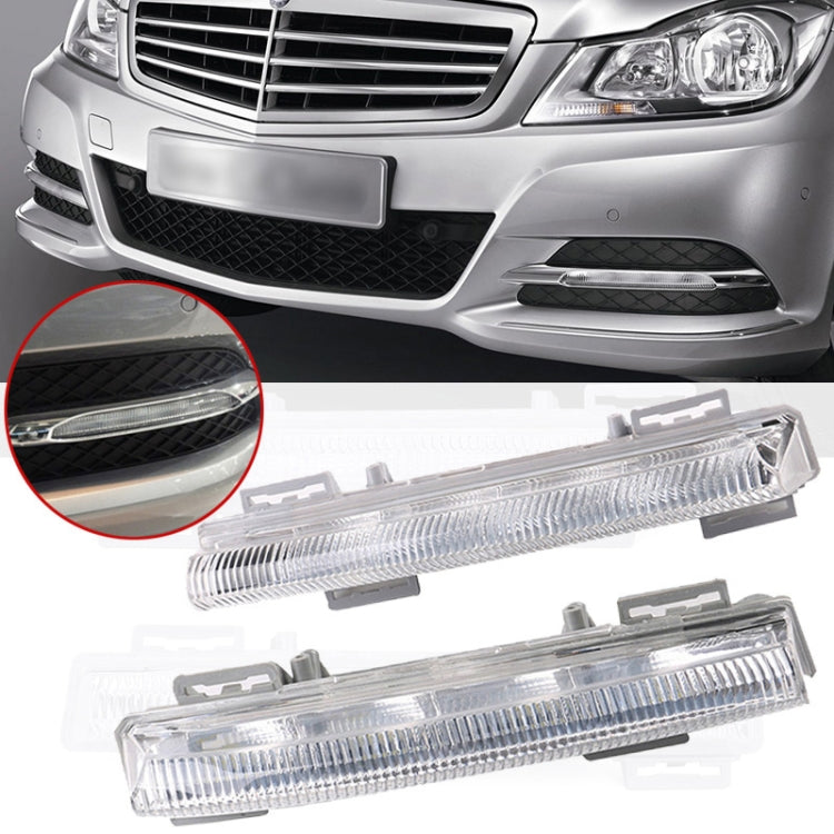 2 PCS DC12V / 10W / 6000K Car Front Bumper Fog Light / Daytime Running Lamp A2049068900 / A2049069000 for Mercedes-Benz, For Mercedes-Benz