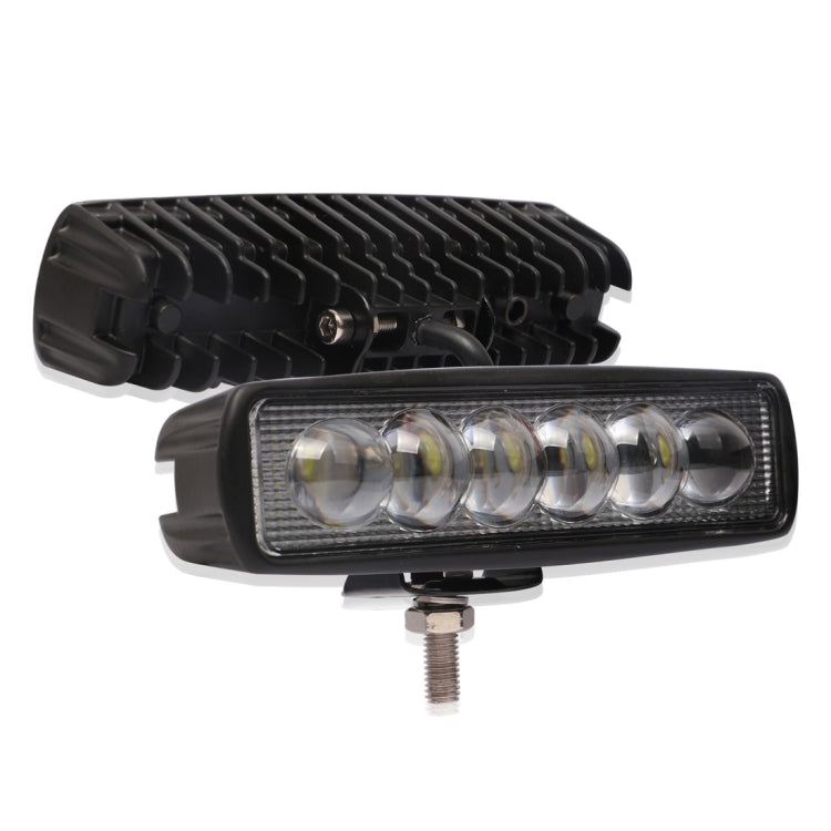 6 inch 18W 6000K IP68 8D Car Boat Marine Work Lights Spotlight LED Bulbs, DC 10-30V, 18W
