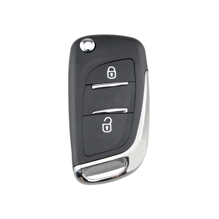 For PEUGEOT Car Keys Replacement 2 Buttons Car Key Case with Grooved and Holder, 2 Buttons with Grooved