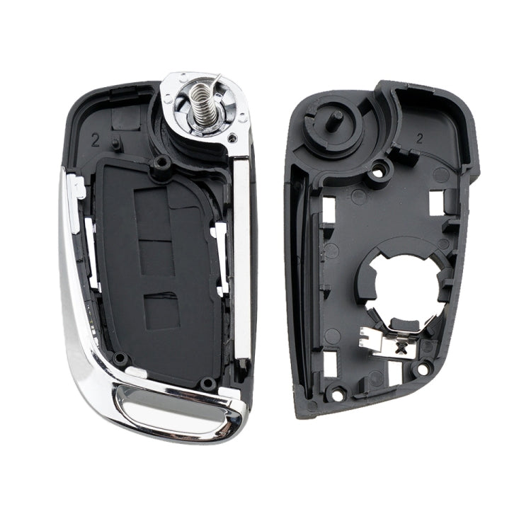 For PEUGEOT Car Keys Replacement 2 Buttons Car Key Case with Grooved and Holder, 2 Buttons with Grooved