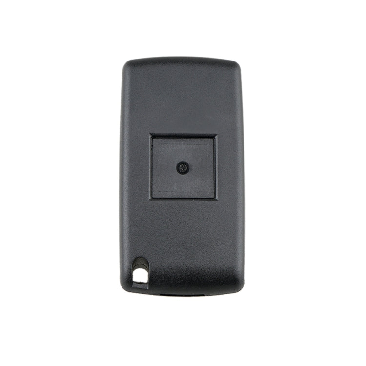 For PEUGEOT Car Keys Replacement 2 Buttons Square Car Key Case with Grooved and Holder, 2 Buttons Square with Grooved