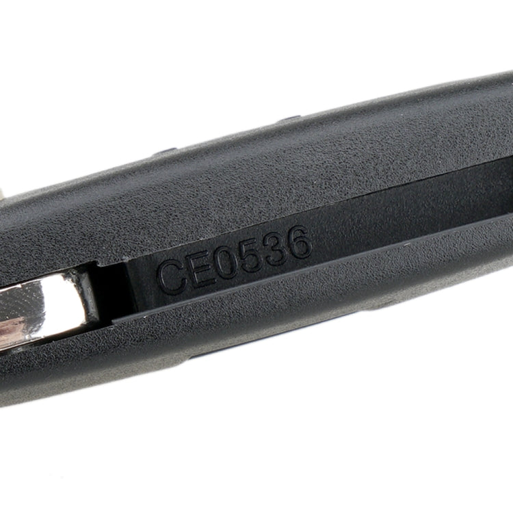 For PEUGEOT Car Keys Replacement 2 Buttons Square Car Key Case with Grooved and Holder, 2 Buttons Square with Grooved