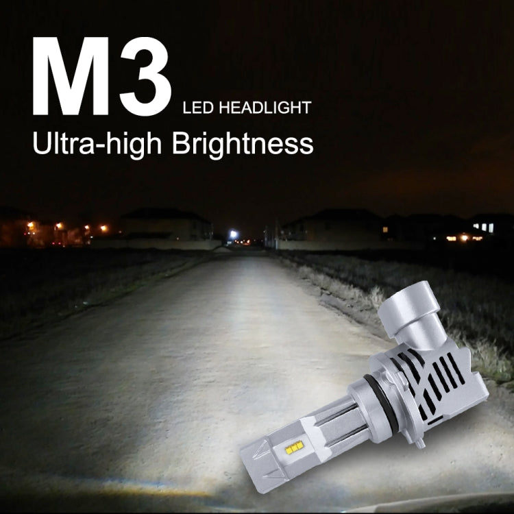 2 PCS M3 9006 / HB4 DC9-32V / 17W / 6500K / 2000LM IP68 Car LED Headlight Lamps, 9006 / HB4