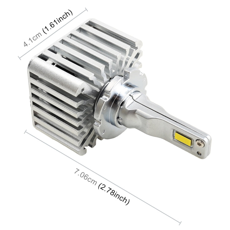 2 PCS DC12V / 35W / 5500K / 4000LM Car ED Headlight Lamps SMD-3570 Lamps for D1S, D1S