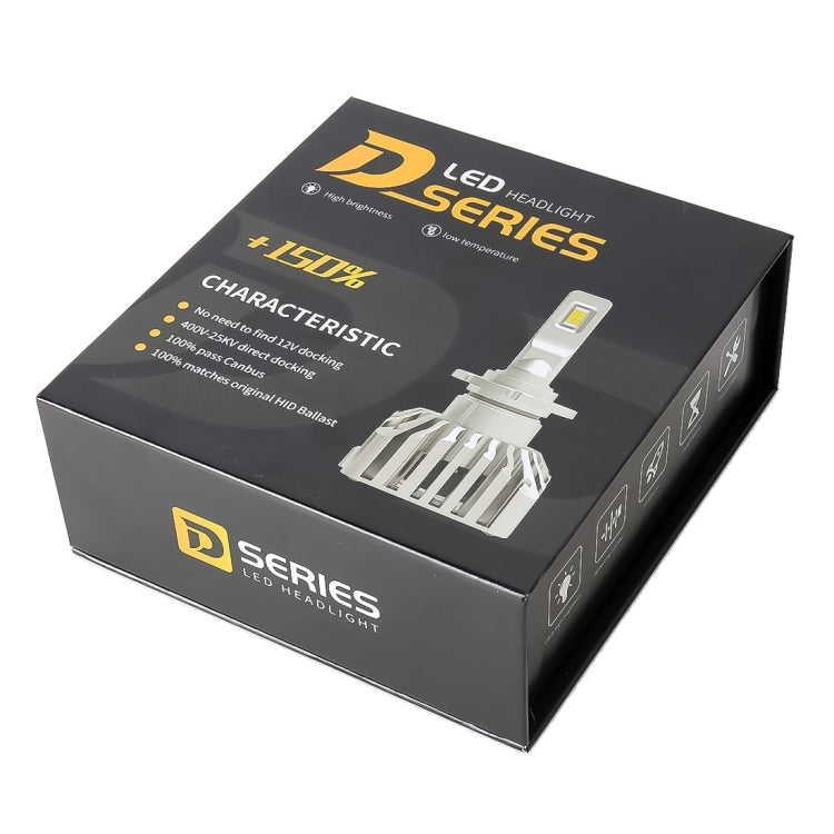 2 PCS DC12V / 35W / 5500K / 4000LM Car ED Headlight Lamps SMD-3570 Lamps for D1S, D1S