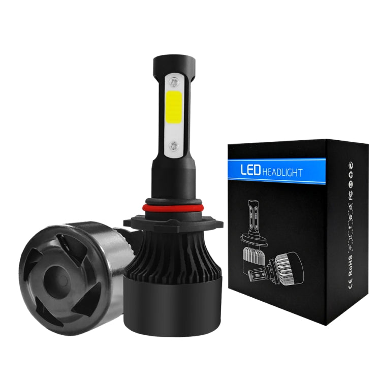2 PCS S2 9005 / HB3 / H10 DC9-36V / 25W / 6000K / 2500LM IP68 Car LED Headlight Lamps, 9005 / HB3 / H10