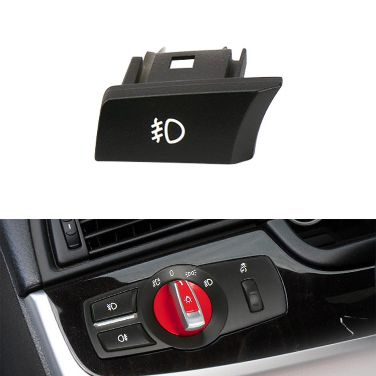 Car Front Fog Light Switch Button Knob for BMW 5 Series 2010-2017, Left Driving, Front Fog Light Switch