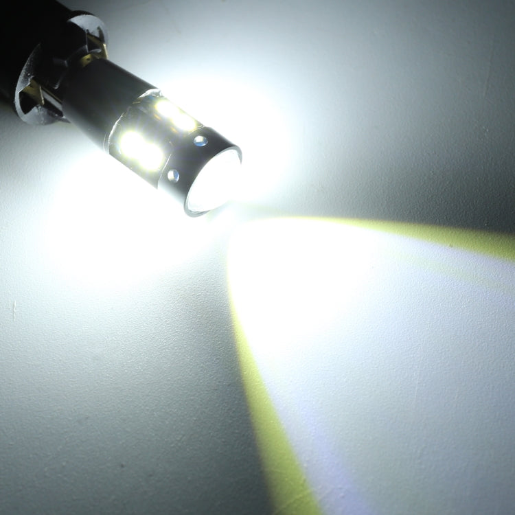 2 PCS T10 DC12V / 2.3W / 6000K / 180LM 10LEDs SMD-3030 Car Clearance Light, with Decoding, 10LEDs