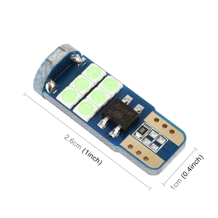 2 PCS T10 DC12 / 1W 9LEDs SMD-3030 Car Clearance Light, 9LEDs (Ice Blue Light), 9LEDs (Blue Light), 9LEDs (Pink Light), 9LEDs (White Light), 9LEDs (Yellow Light)