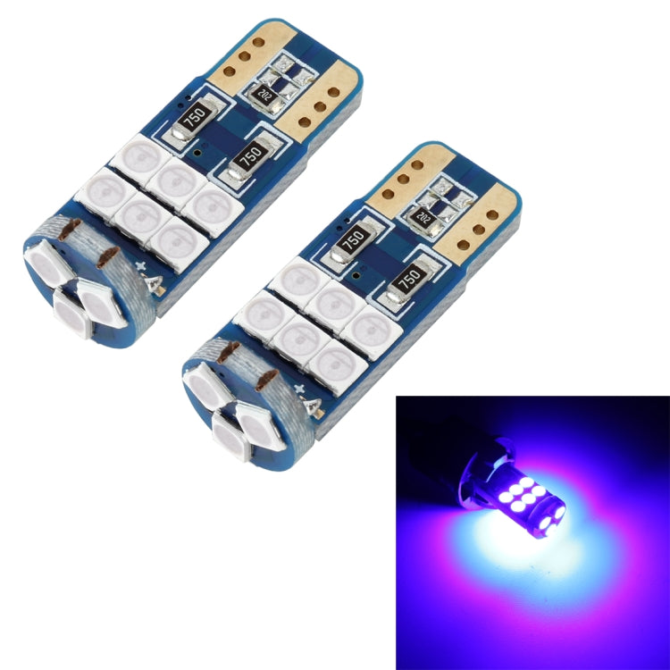 2 PCS T10 DC12 / 1W 9LEDs SMD-3030 Car Clearance Light, 9LEDs (Ice Blue Light), 9LEDs (Blue Light), 9LEDs (Pink Light), 9LEDs (White Light), 9LEDs (Yellow Light)