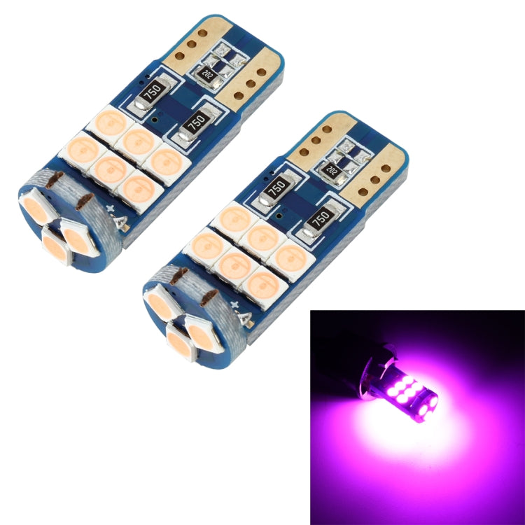 2 PCS T10 DC12 / 1W 9LEDs SMD-3030 Car Clearance Light, 9LEDs (Ice Blue Light), 9LEDs (Blue Light), 9LEDs (Pink Light), 9LEDs (White Light), 9LEDs (Yellow Light)