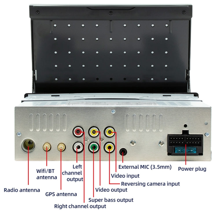 SWM 9702 Car HD 7 inch Android Radio Receiver MP5 Player, Support FM & Bluetooth & GPS & WiFi, SWM - 9702