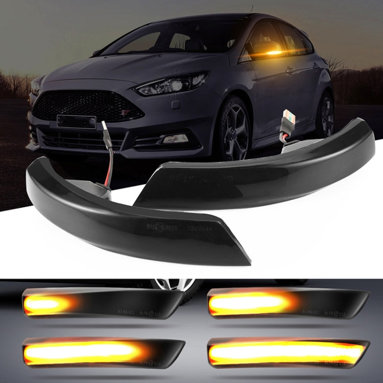 2 PCS D12V / 5W Car LED Dynamic Blinker Reversing Light Flowing Water Turn Signal Light for Ford, For Ford