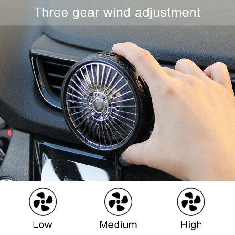 F203A Portable Car Air Outlet Electric Cooling Fan, F203A