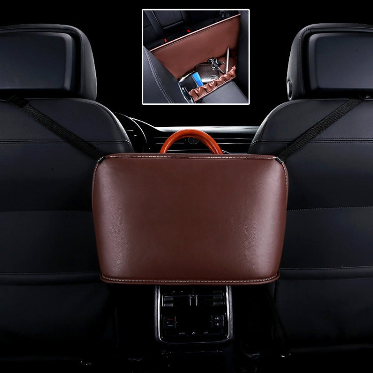 Car Front Seat Hanging Bag Storage Bag, Storage Bag (Brown), Storage Bag (Black), Storage Bag, Storage Bag (Beige), Storage Bag (Red), Storage Bag (Wine Red)