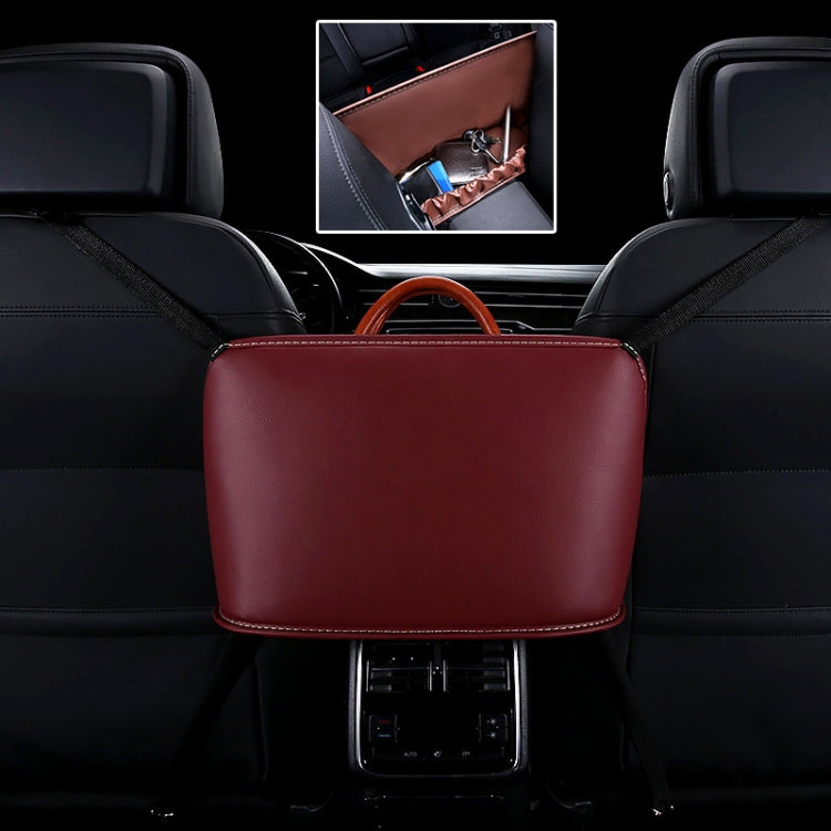 Car Front Seat Hanging Bag Storage Bag, Storage Bag (Brown), Storage Bag (Black), Storage Bag, Storage Bag (Beige), Storage Bag (Red), Storage Bag (Wine Red)