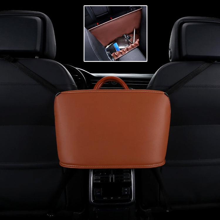 Car Front Seat Hanging Bag Storage Bag, Storage Bag (Brown), Storage Bag (Black), Storage Bag, Storage Bag (Beige), Storage Bag (Red), Storage Bag (Wine Red)