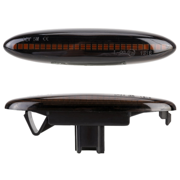 2 PCS DC12V / 5W Car LED Dynamic Blinker Side Lights Flowing Water Turn Signal Light for Lexus, Amber Light, For Lexus (Black), For Lexus