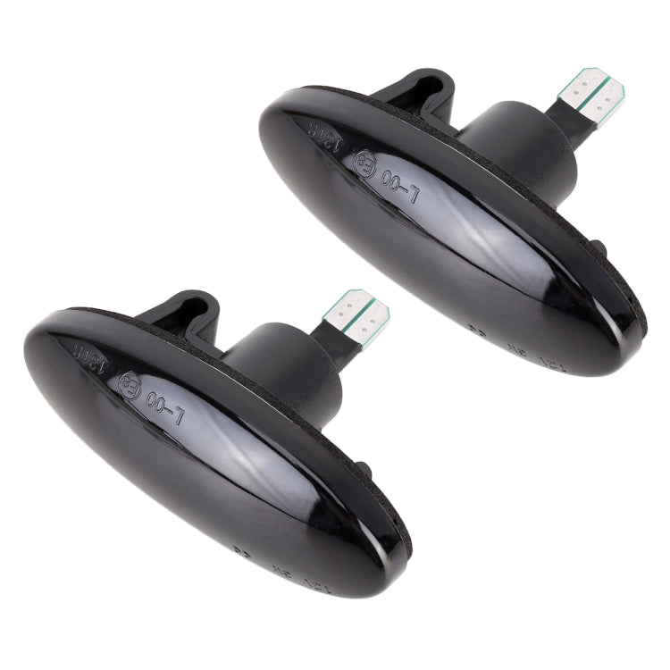 2 PCS DC12V / 3W Car LED Dynamic Blinker Side Lights Flowing Water Turn Signal Light for Nissan, Amber Light, For Nissan