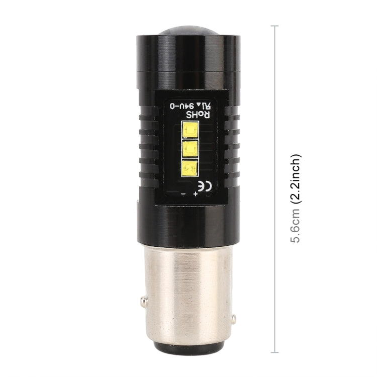 2 PCS 1157 / BAY15D DC12V 4.3W 6000K 500LM Car Brake Lights with 12LEDs SMD-2525, 1157 / BAY15D